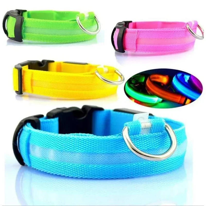 Coleira LED para Cães Recarregável USB com Faixa Luminosa - Image 2