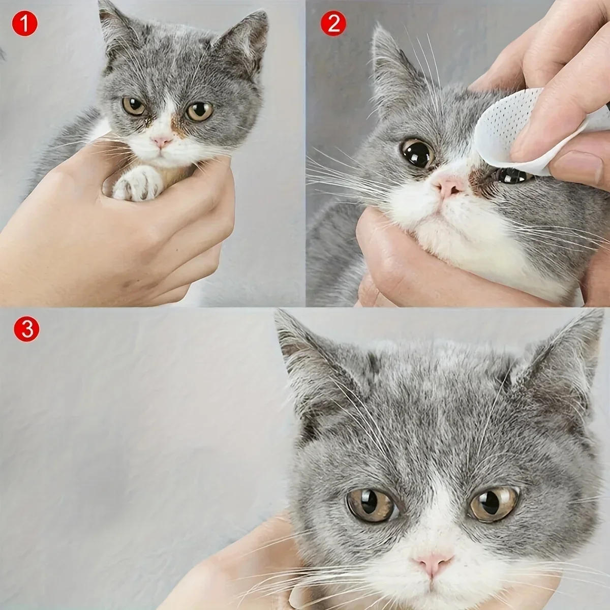 Lenços Umedecidos para Cães e Gatos 200 Unidades para Olhos - Imagem 4