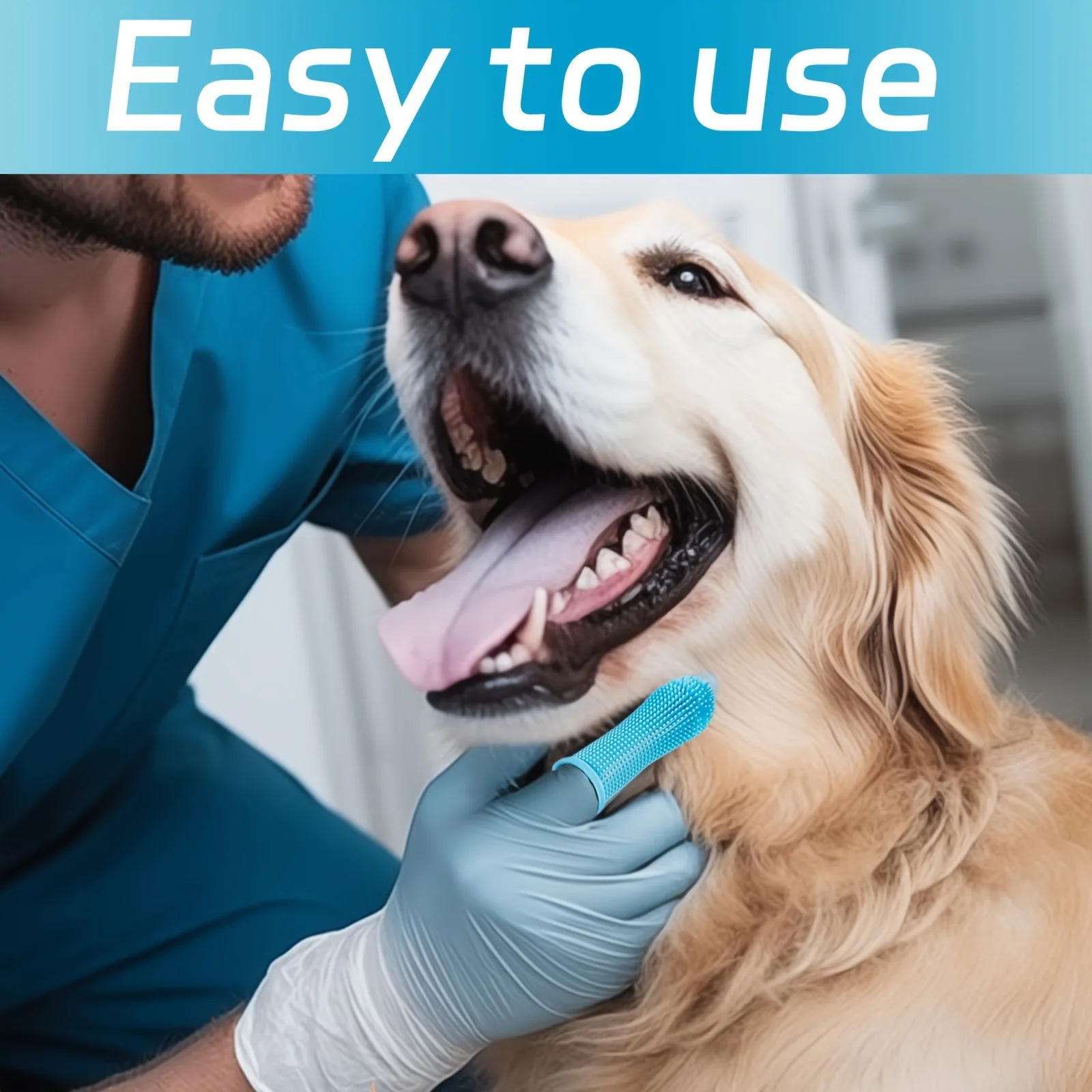 Escova de Dentes para Cães e Gatos Pequenos Kit com 3 Peças - Imagem 6