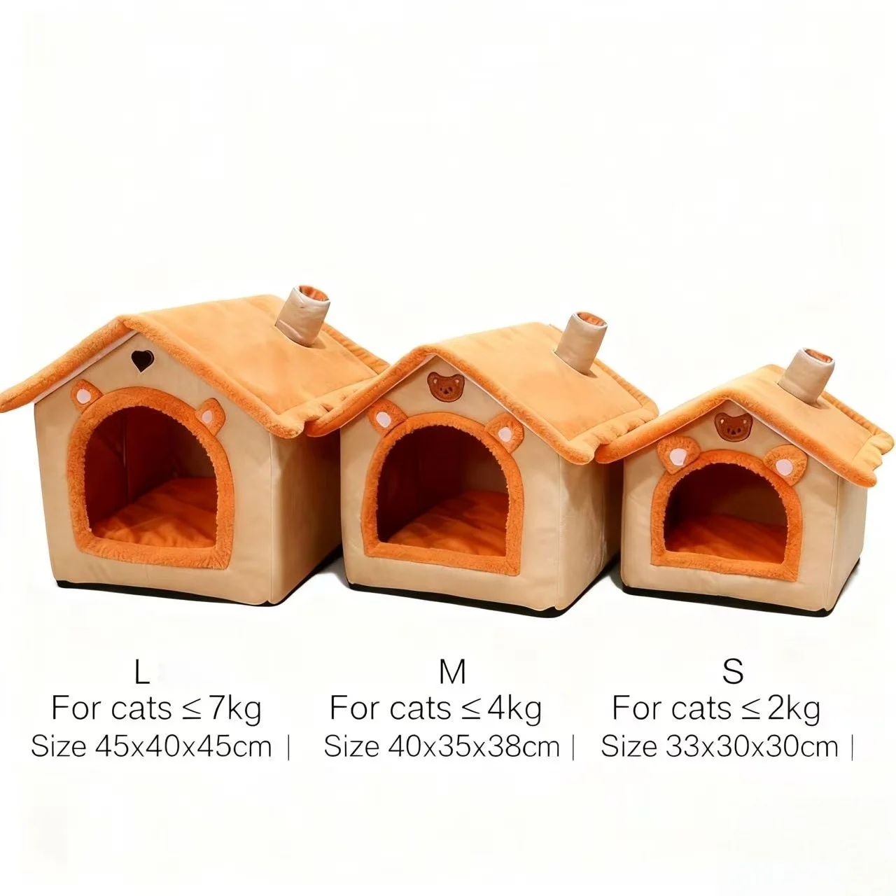 Cama Toca para Cães e Gatos Pequenos Removível e Lavável - Imagem 6