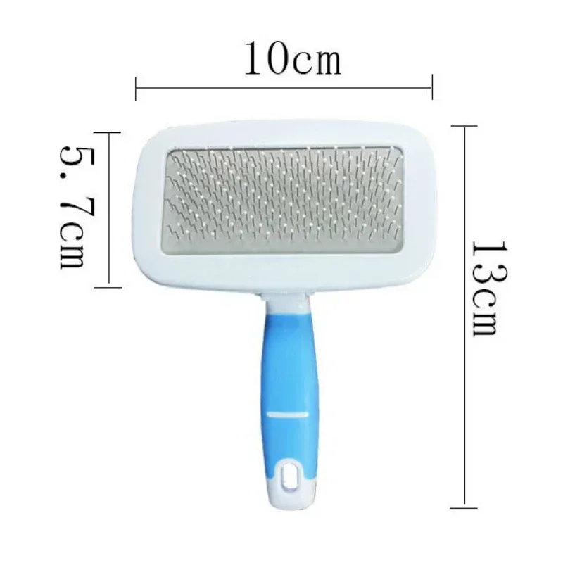 Escova de Pinos para Gatos e Cães de Pelo Longo 13x10 cm para Desembaraçar - Imagem 5