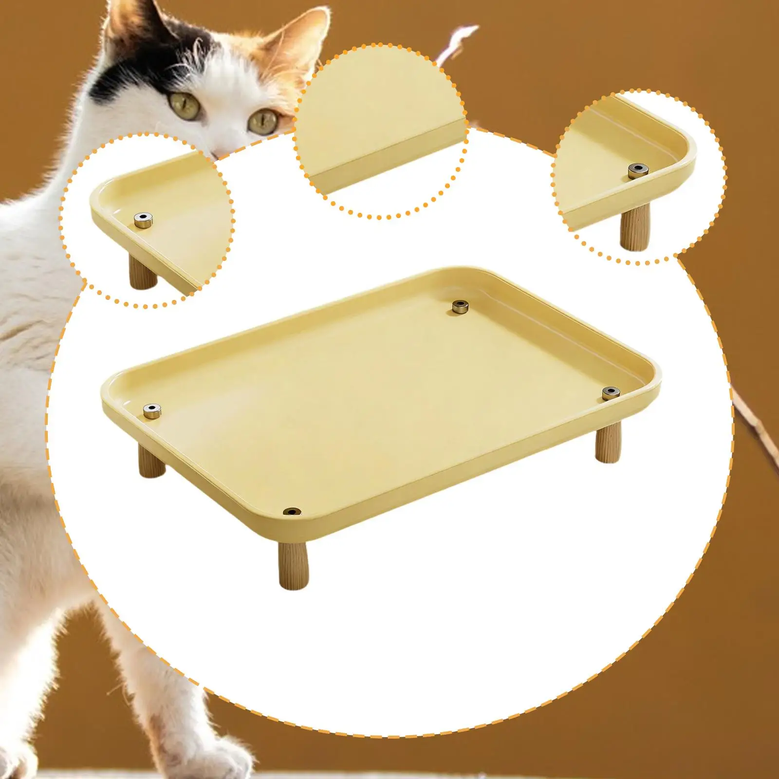 Suporte Elevado para Tigela de Cão e Gato Lavável 30,5 cm x 22 cm - Image 5