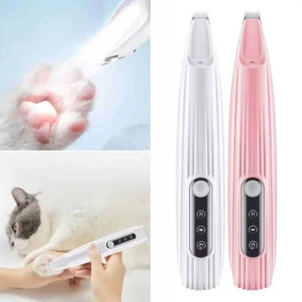 Aparador de Pelos para Patas de Cães e Gatos USB Recarregável com LED - Imagem 3