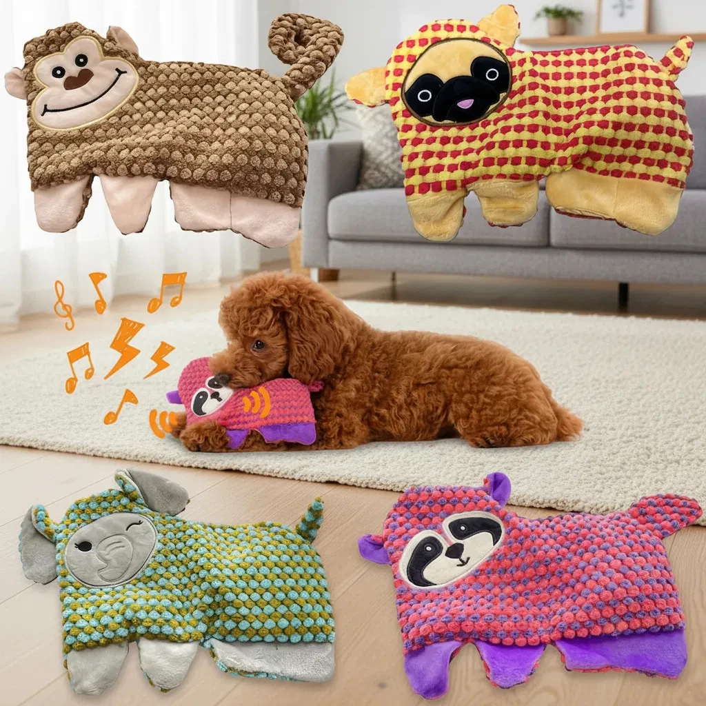 brinquedo de pelúcia para cães sem enchimento