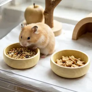tigelas de madeira para hamster