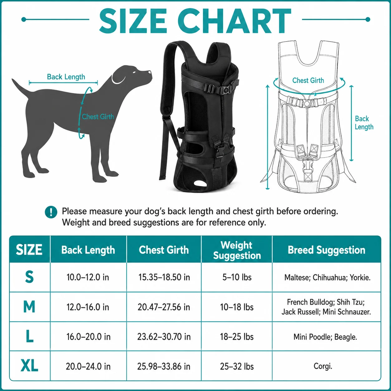 Mochila de Transporte para Cães e Gatos de Tecido Impermeável - Image 4