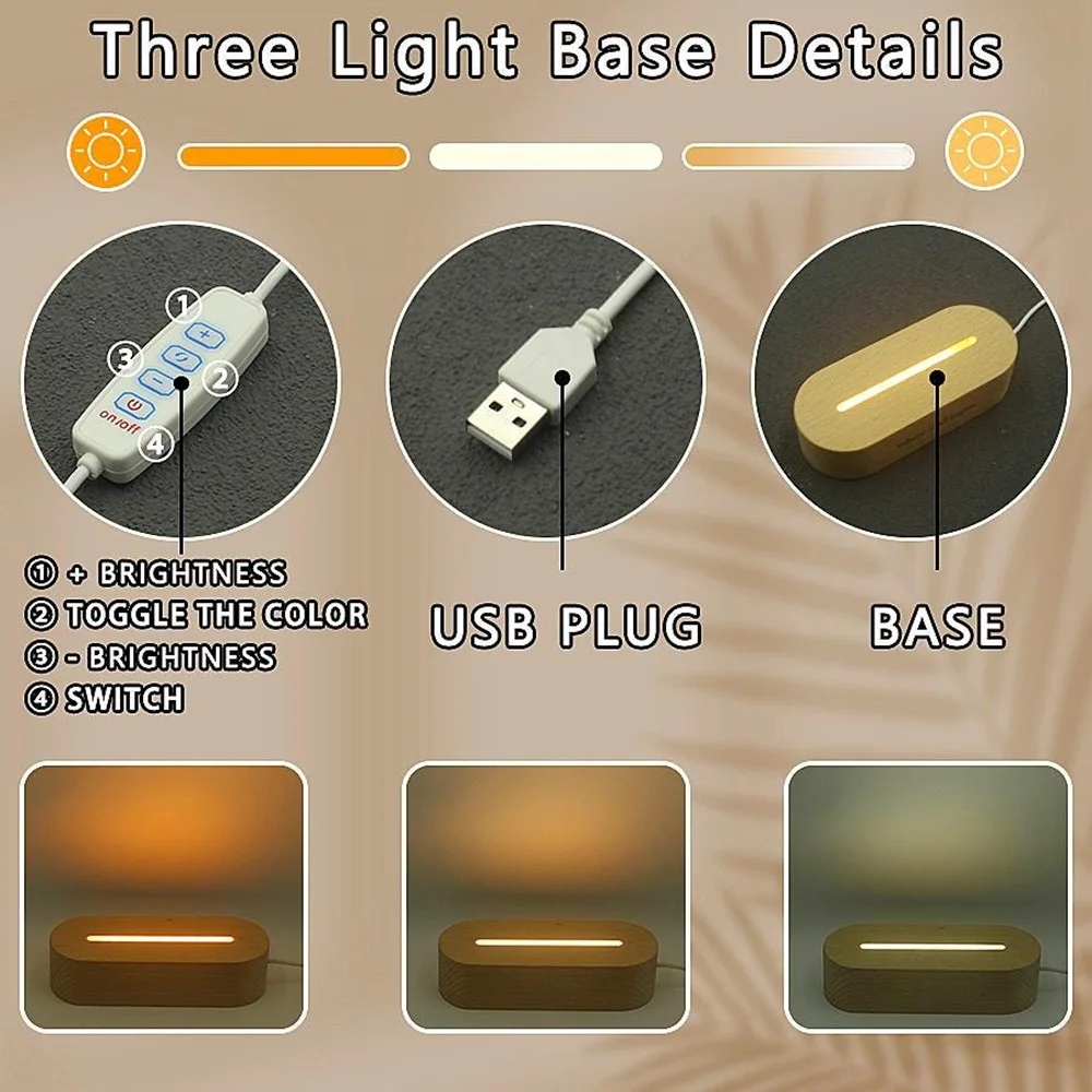 Luz Noturna LED para Cães e Gatos com Foto Personalizada - Image 4
