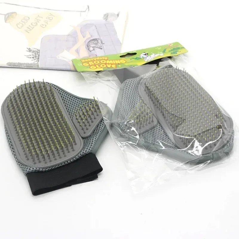 Luva para Remover Pelos de Cães e Gatos Macia para Banho e Massagem - Imagem 6