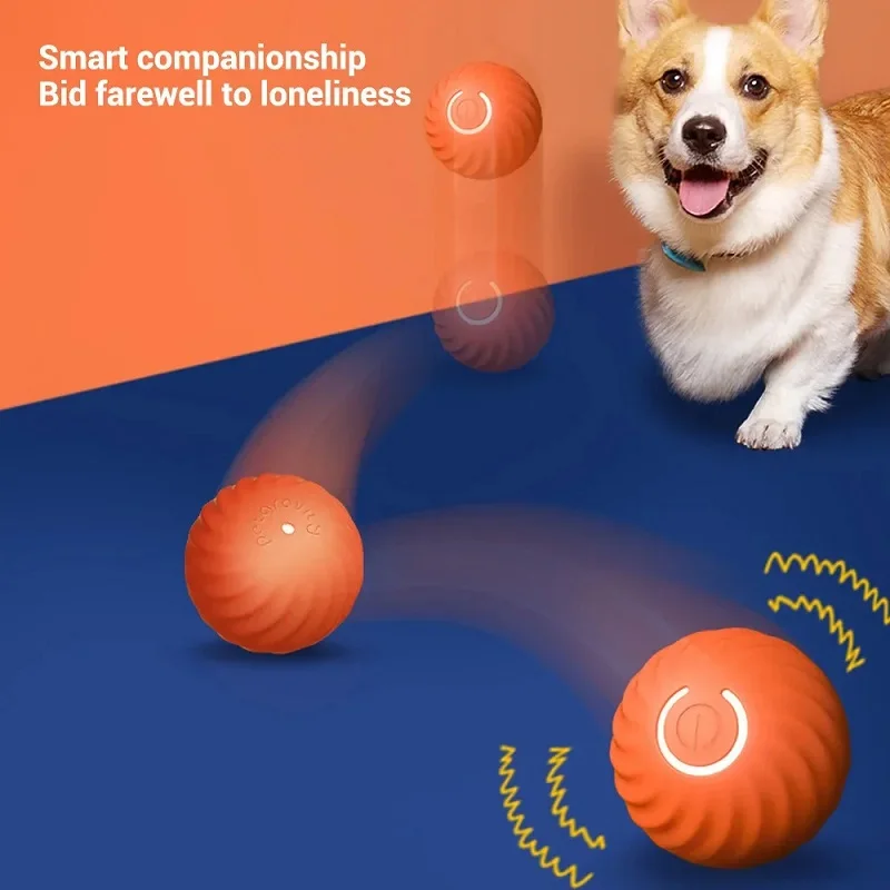 Bola de Brinquedo para Cães com Movimento Automático USB - Imagem 4