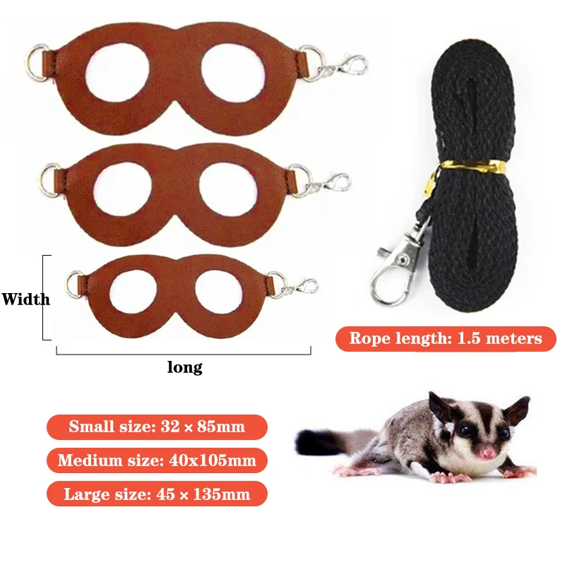 Coleira Peitoral para Hamster Pequeno Ajustável Anti-fuga - Imagem 6