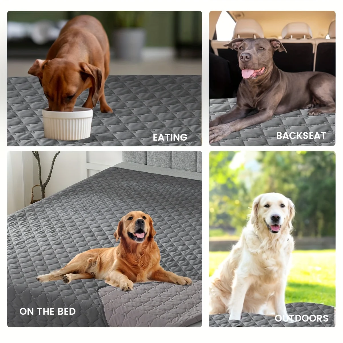 Capa para Cama de Cães Impermeável Dupla Face com Proteção para Sofá - Imagem 3