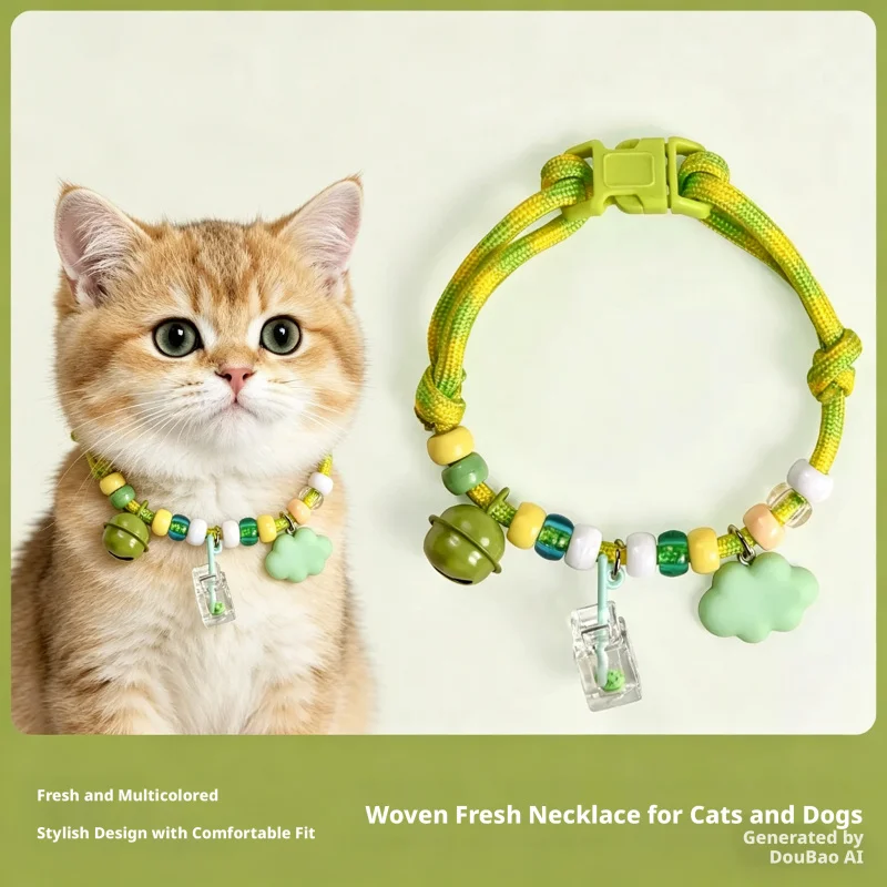 coleira para gatos e cães pequenos com sino