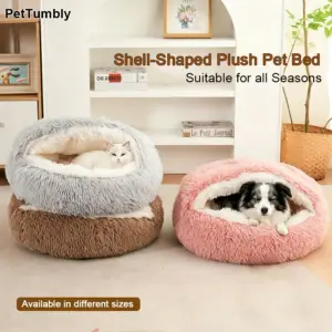 cama toca de pelúcia para gatos