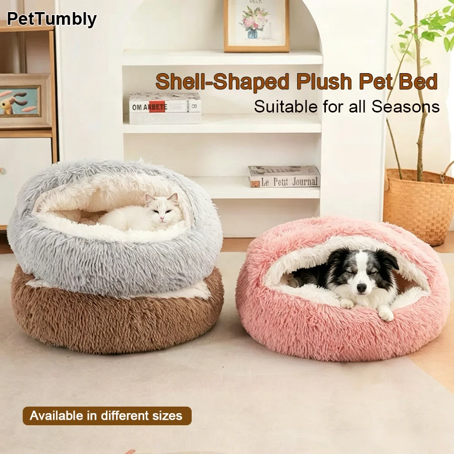 cama toca de pelúcia para gatos