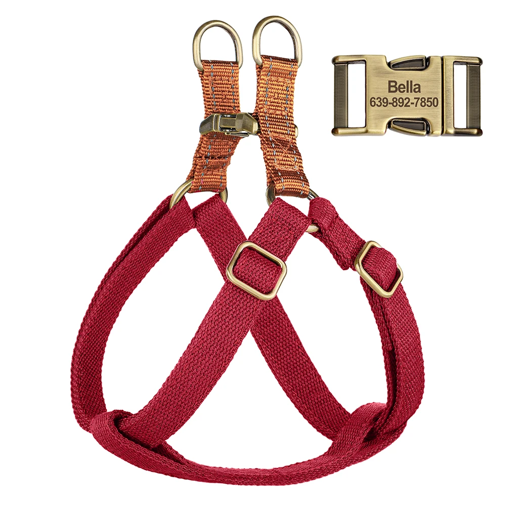 Arnês de Nylon para Cães Ajustável para Passeio Refletivo - Image 2
