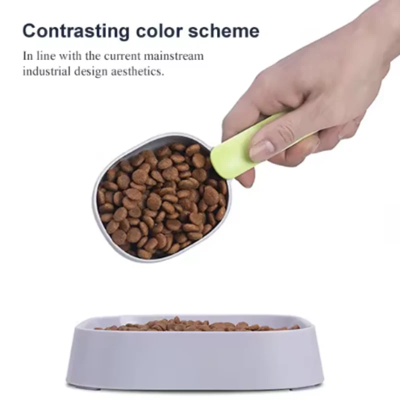 Colher para Ração de Cães e Gatos com Clipe para Saco Selado - Imagem 5