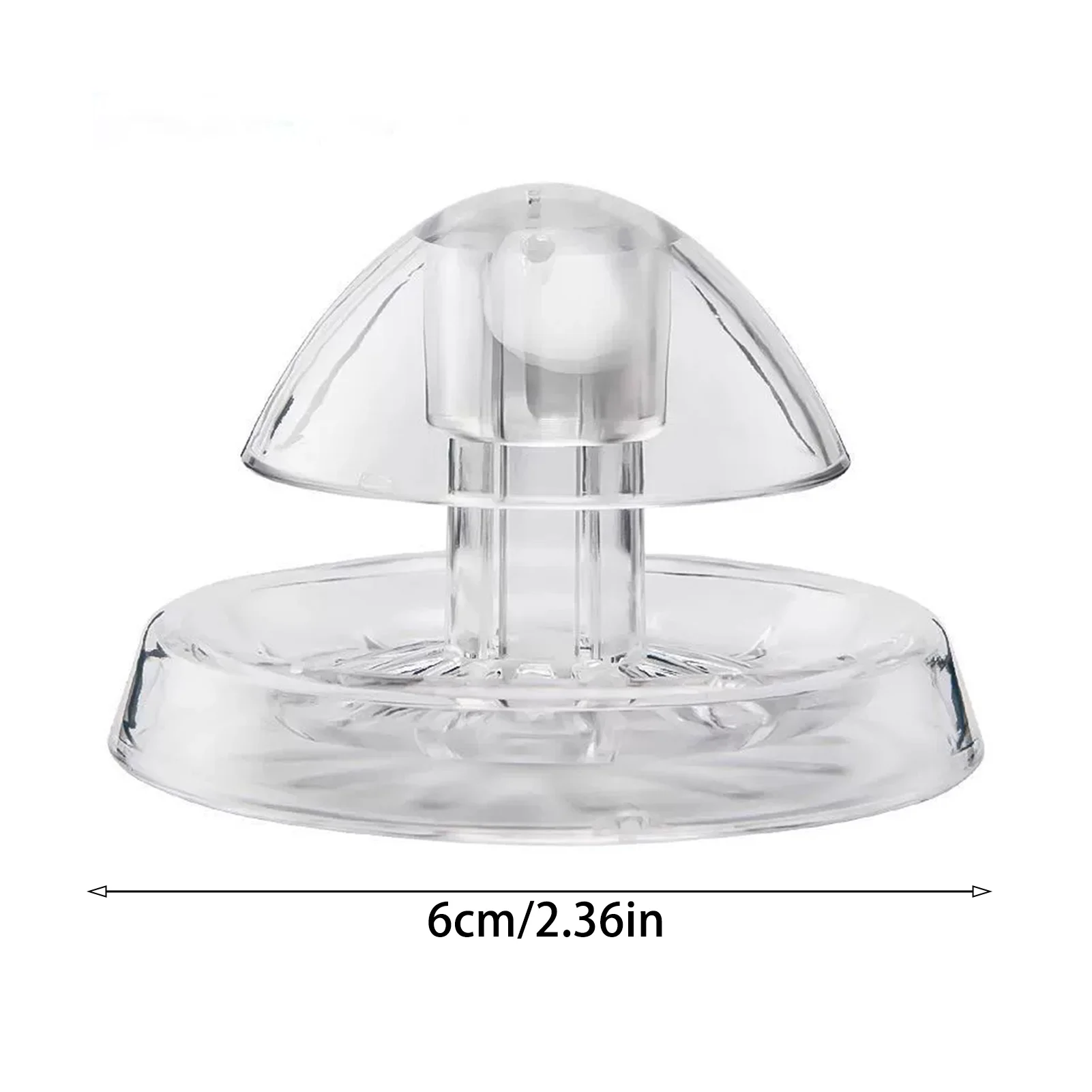 Armadilha para Caracóis de Aquário Transparente de Plástico 6 cm - Imagem 6
