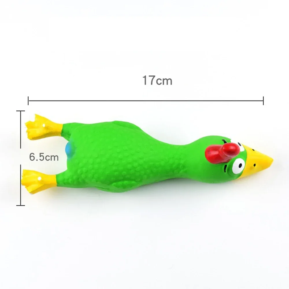 Brinquedo de Látex para Cães Pequenos e Médios Formato Frango - Imagem 6