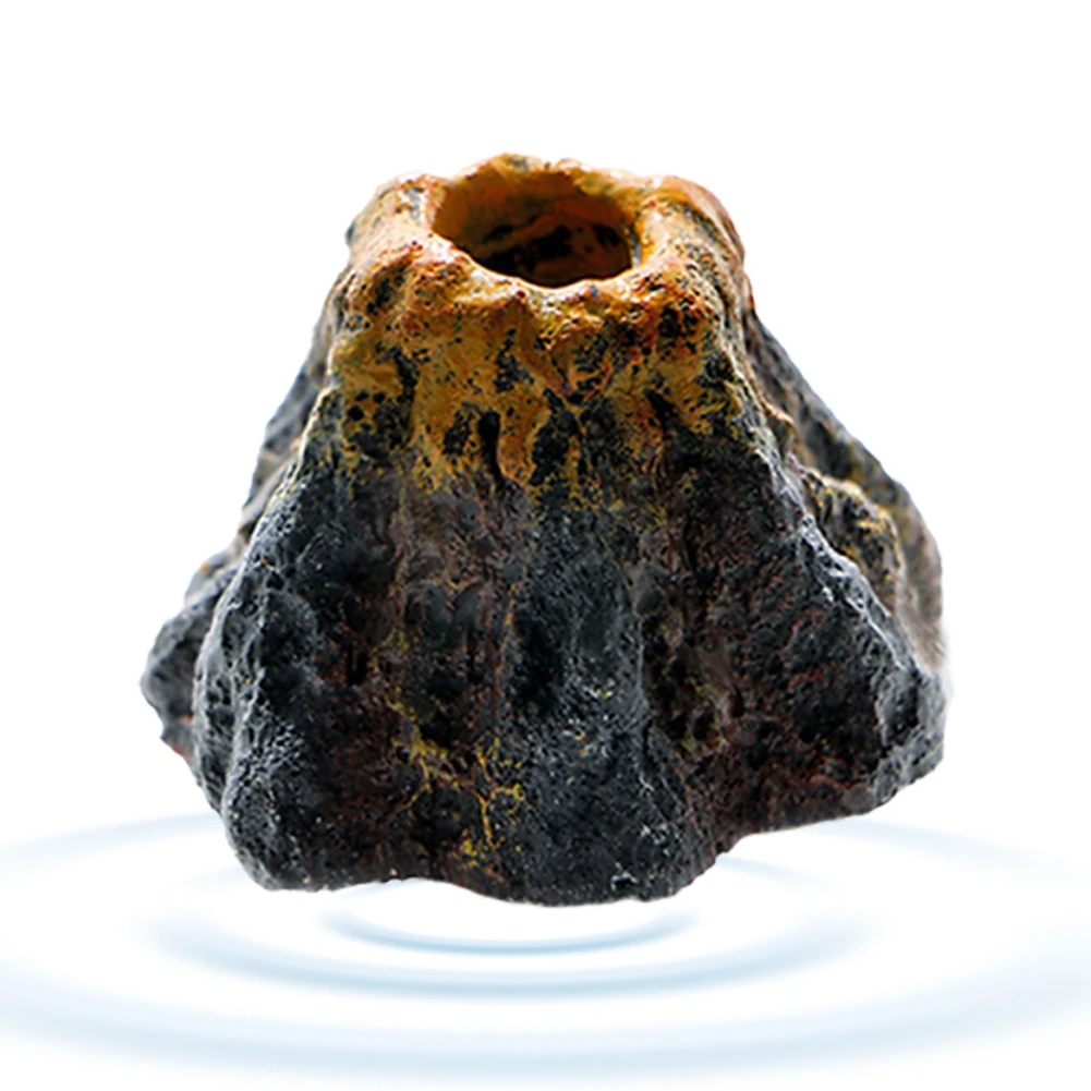 Vulcão para Aquário com Pedra de Bolhas e Aerador 5x6,5 cm - Imagem 4