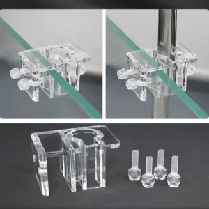 grampos de acrílico para aquário