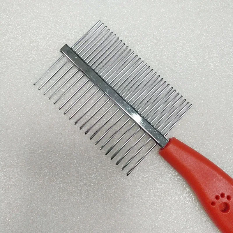 Escova para Cães e Gatos de Aço Inox com Dois Lados para Pelos - Imagem 5