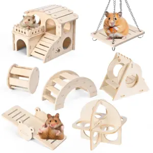 brinquedo de madeira para hamster