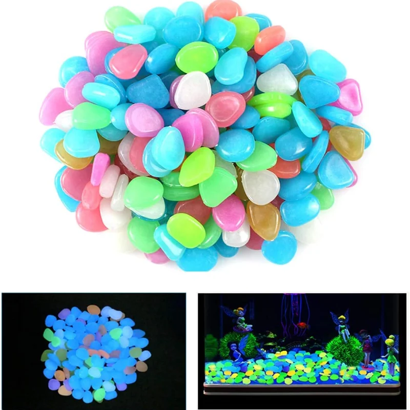 pedras luminosas para aquário