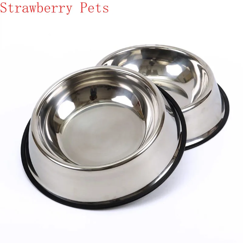 tigela de aço inoxidável para cães e gatos