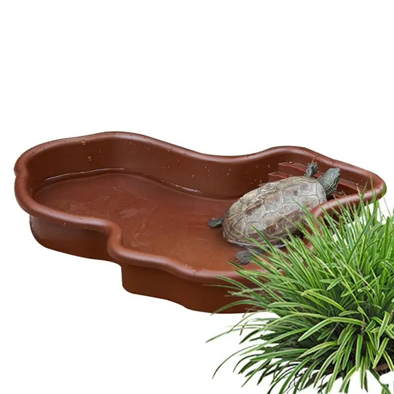Prato para Tartaruga e Répteis com Rampa e Terraço 5 cm - Imagem 4