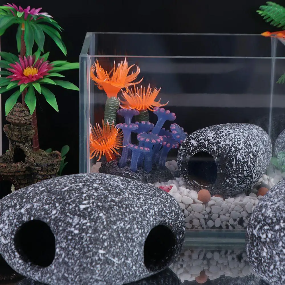 Caverna de Cerâmica para Peixes de Aquário 9x6x4 cm - Imagem 2