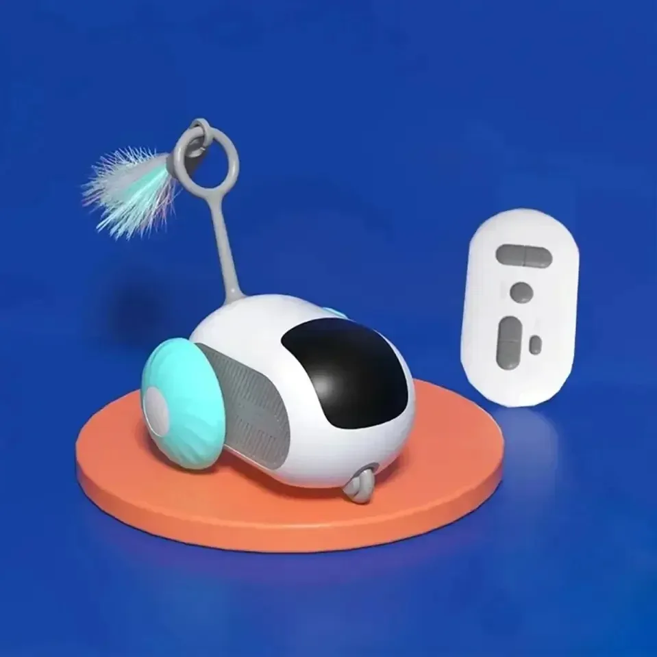 Carro de Brinquedo para Gatos com Controle Remoto e Bateria Recarregável - Image 6
