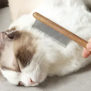 pente de aço inoxidável para cães e gatos