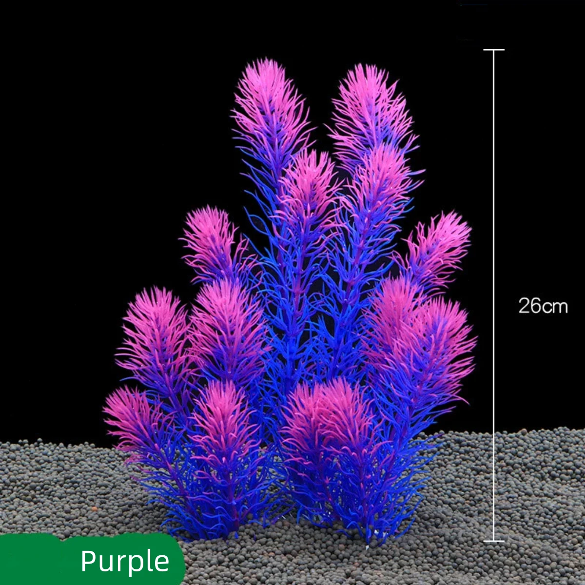 Plantas Artificiais para Aquário com Base de Cerâmica, sem Desbotamento - Image 2