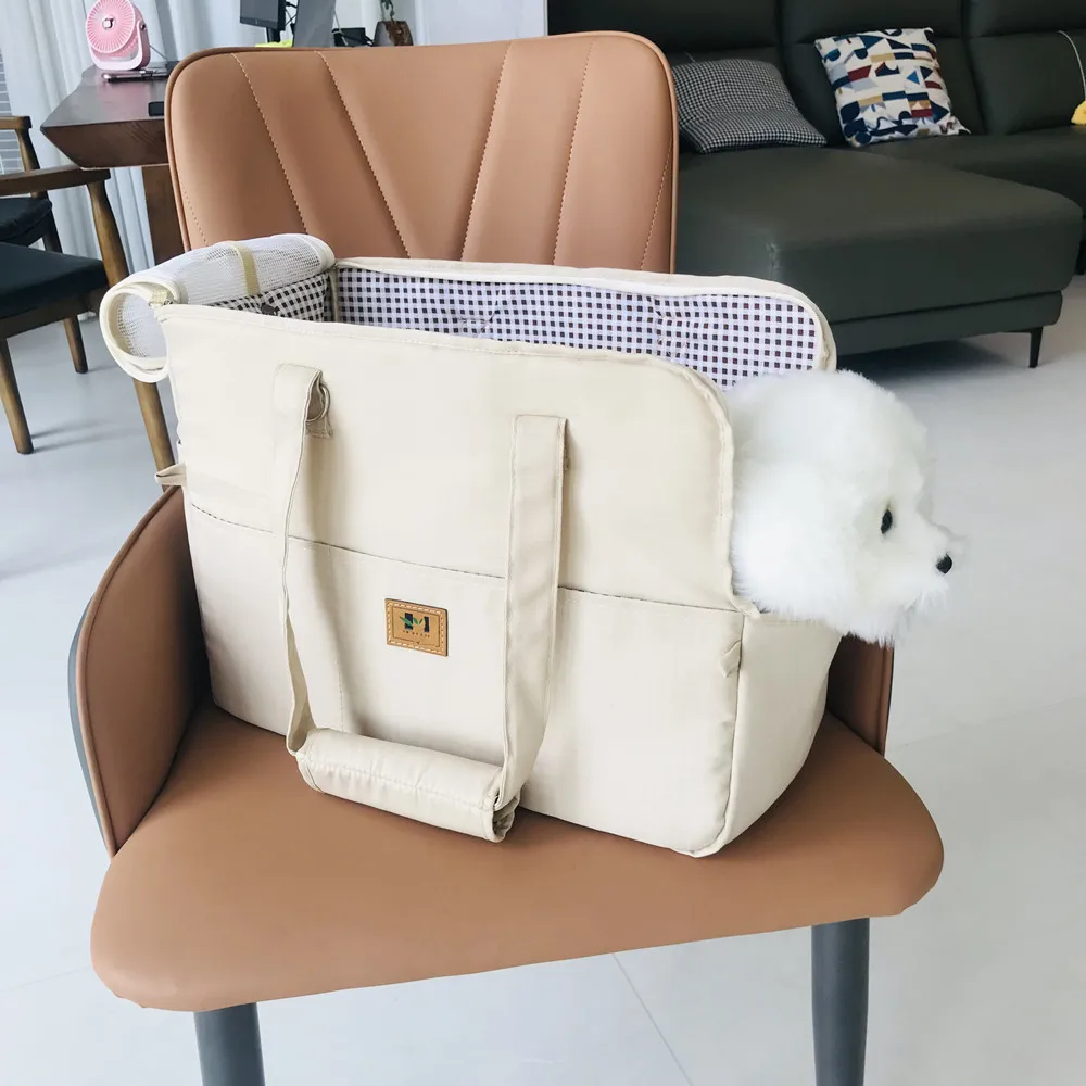 Bolsa de Transporte para Cães e Gatos Pequenos 41x31x19 cm com Alça - Imagem 4