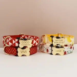 coleira para cães gravada personalizada
