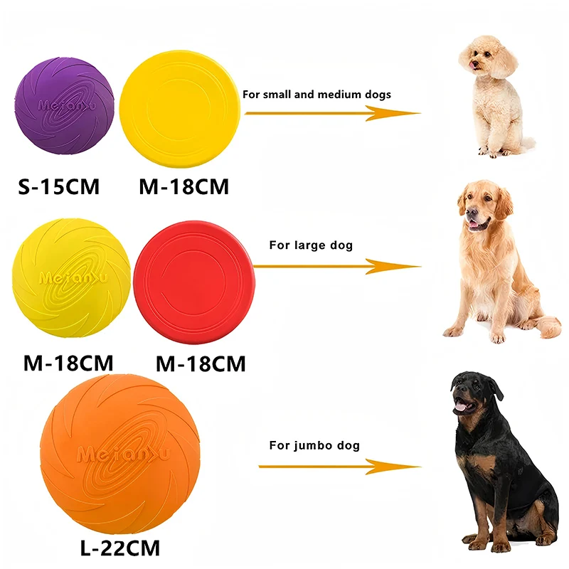 Brinquedo Disco Voador para Cães de Silicone Macio para Treinamento - Imagem 4