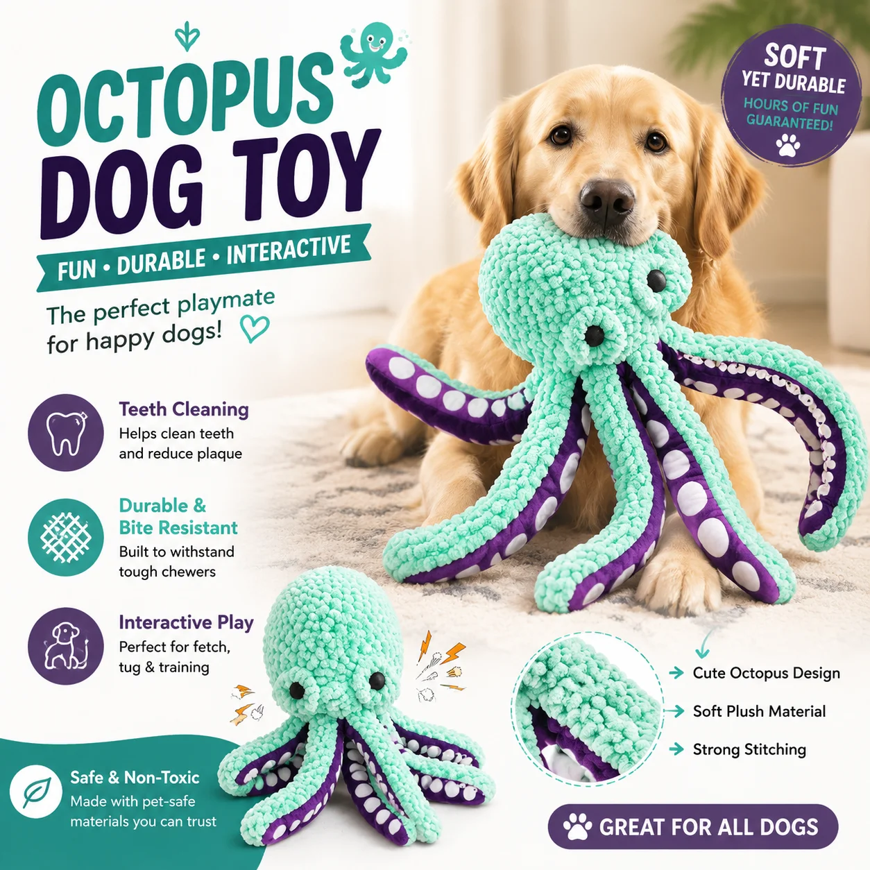 brinquedo de pelúcia para cães com som