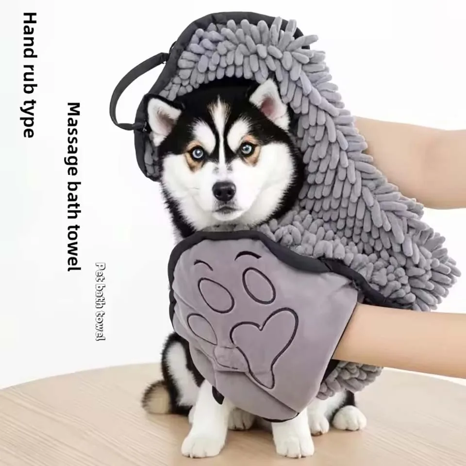Toalha Absorvente para Cães e Gatos de Secagem Rápida 53x22 cm - Imagem 3