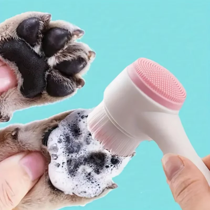 limpador de patas de silicone para cães e gatos
