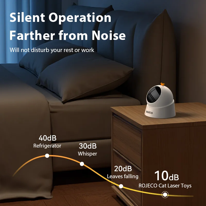 Brinquedo Laser Interativo para Gatos e Cães Ajustável Elétrico - Imagem 6