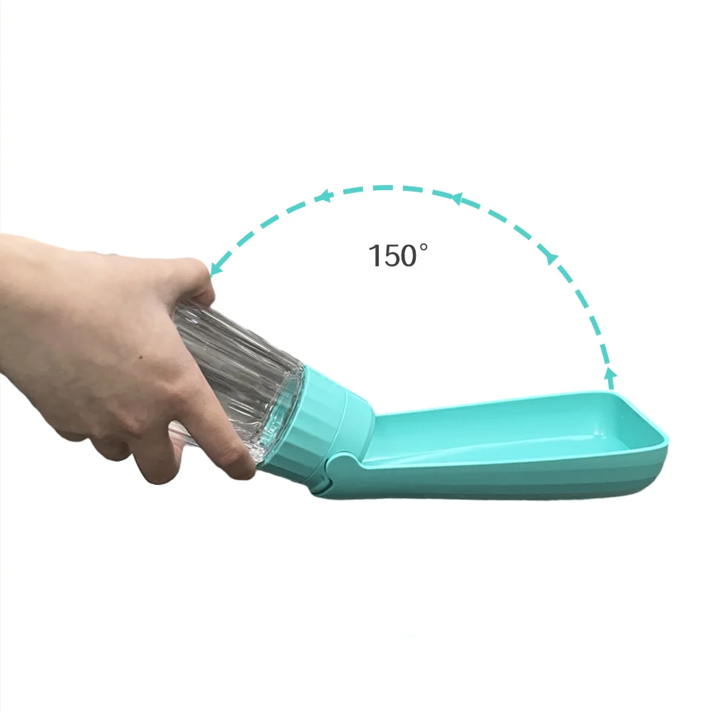Dispensador de Água Portátil para Cães 550ml Dobrável para Passeio - Imagem 5