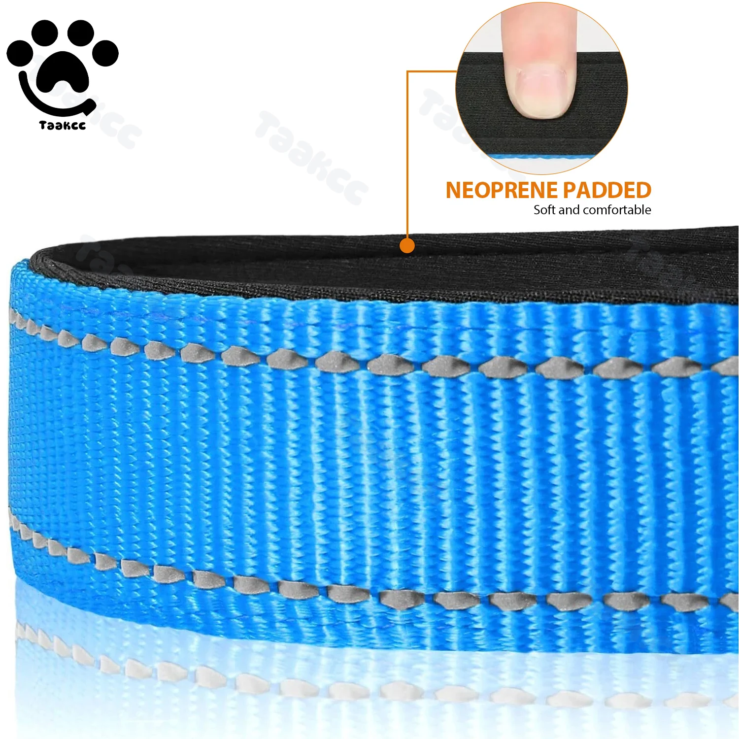 Coleira para Cães Personalizada Refletiva com Nome Gravado - Imagem 5