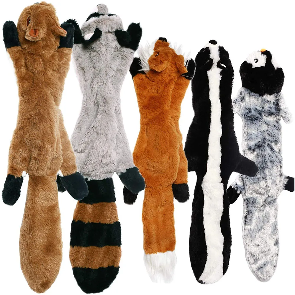 brinquedo para cão de pelúcia sem enchimento