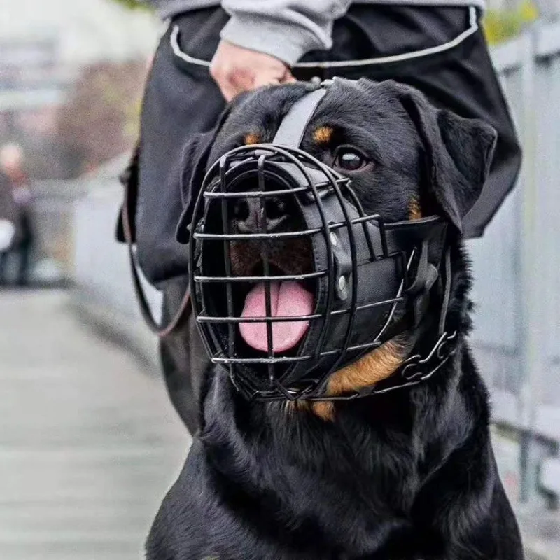 Focinheira Ajustável para Cães Médios e Grandes de Aço Inoxidável - Imagem 3