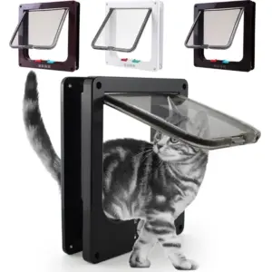 porta para gatos e cães bidirecional