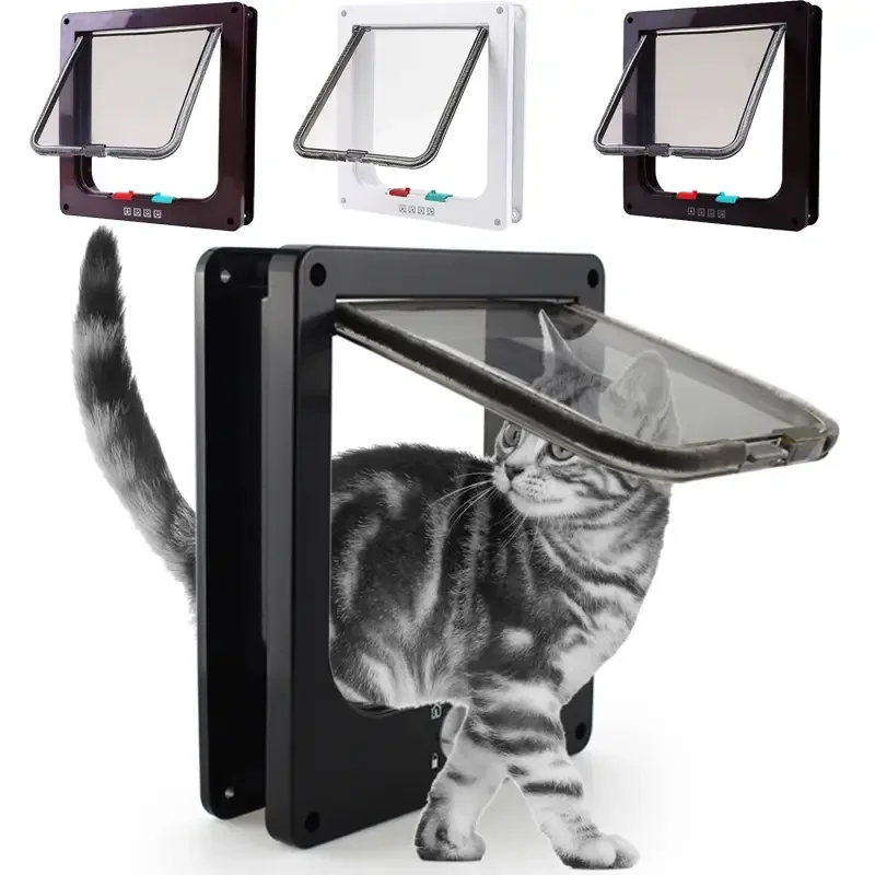 porta para gatos e cães bidirecional