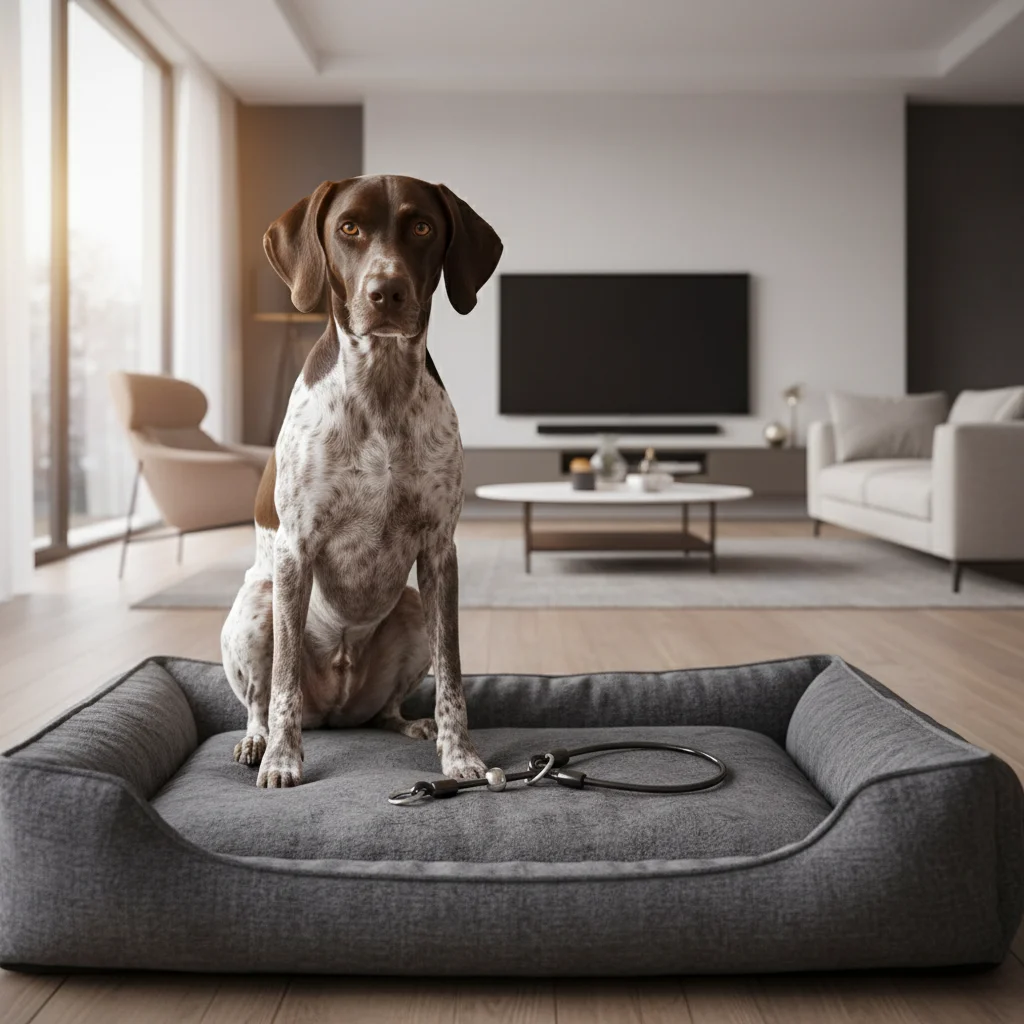 Coleira para Cães em Aço Revestido com Corda Ajustável - Imagem 5