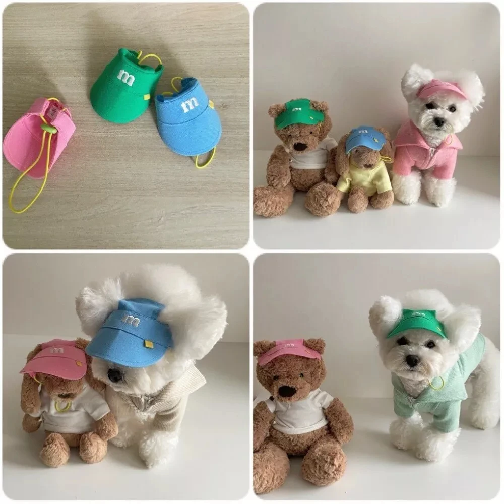 Chapéu de Sol para Cães e Gatos em M Verde com Ajuste de Fivela - Imagem 5