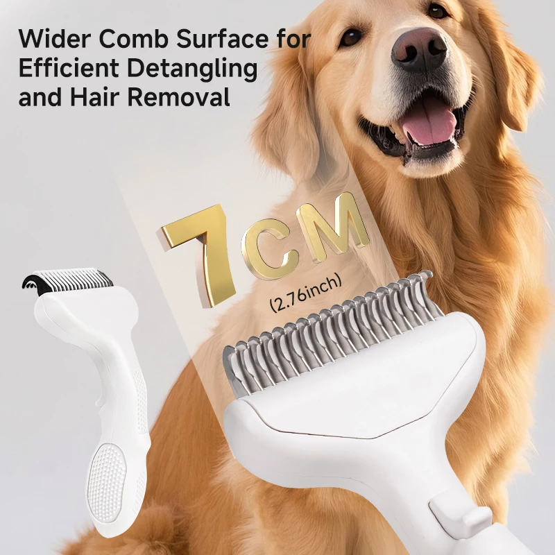 Escova Desembaraçadora para Cães e Gatos com Remoção Eficaz de Pelos - Imagem 4