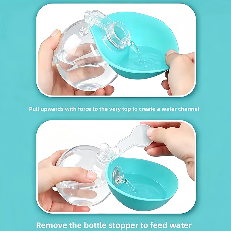 Copo de Água Portátil para Pequenos Animais Dobrável para Passeios - Imagem 5